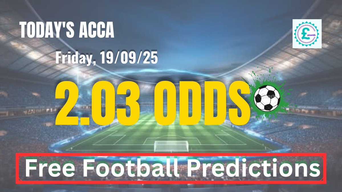 e_naira2007's tweet image. 🔥 Today’s Football Predictions 🔥
Fri, 19/09/25 – 2.03 Odds ✅ 

1️⃣ Cork City vs Shamrock Rovers
2️⃣ Betis vs Real Sociedad
3️⃣ Rio Ave vs FC Porto 

💰 Let’s keep the green slips rolling 

🎥 Full breakdown 👉 youtu.be/c73uLHMlbqA?si… 

#FootballPredictions #AccaTips #winning