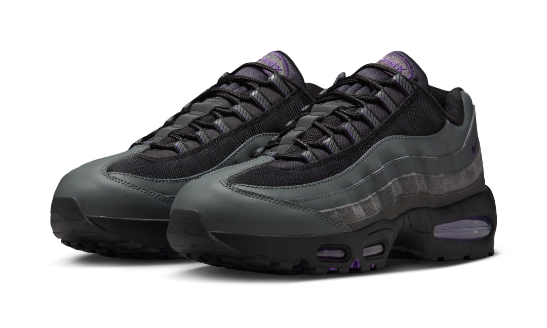 【激レア】Nike Air Max 95 ブラック/グレー/パープル/ティール 激レア】Nike Air Max 95 ブラック/グレー/パープル/ティール