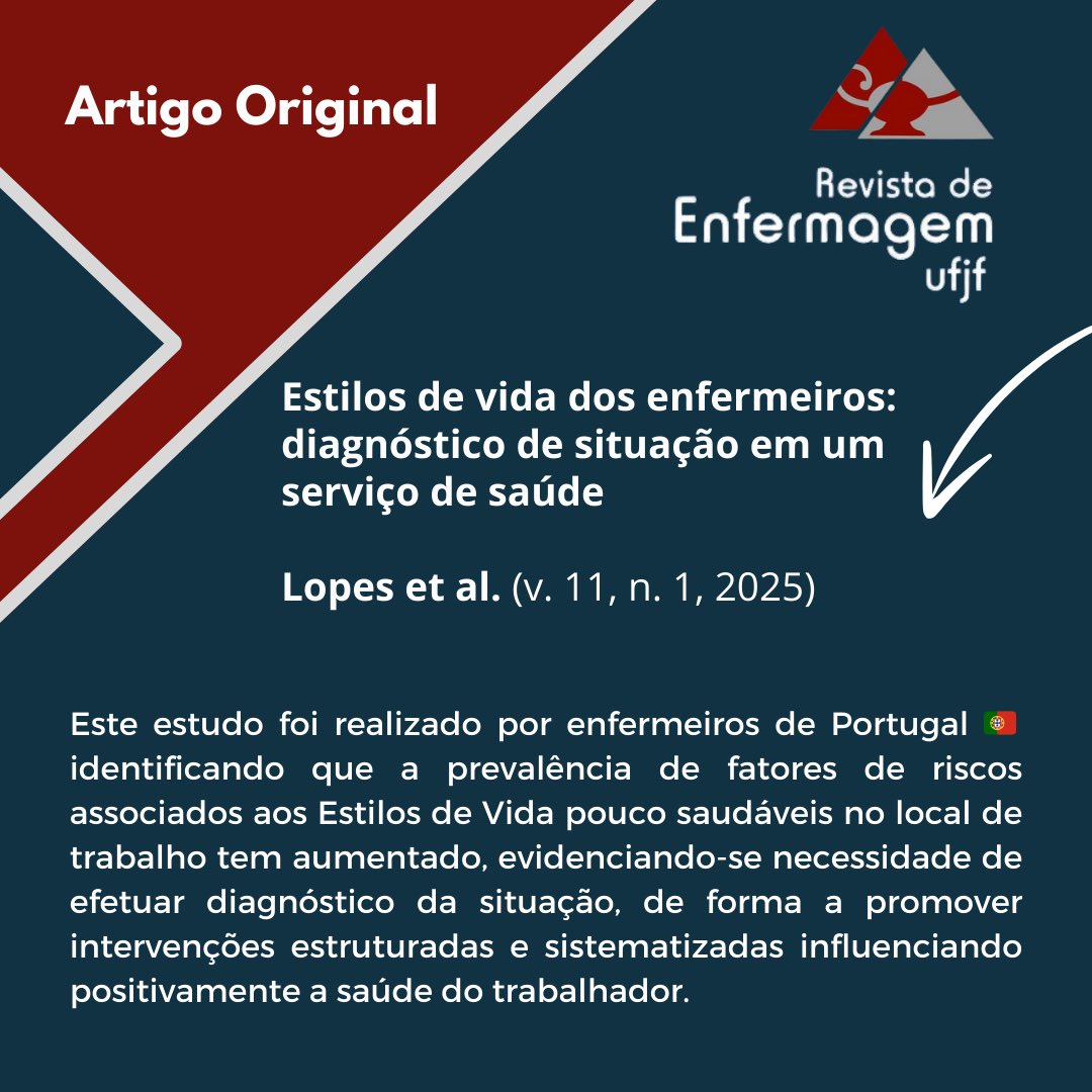 RevenfUfjf's tweet photo. Disponível em: https://t.co/f2Dvxcp3Xe
📚 
 #Ciencia #enfermagem #artigo https://t.co/4fe0G7neLI