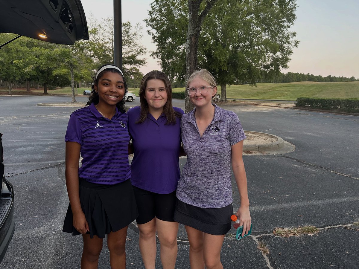I am so proud of these ladies. They defeated Irmo and ALA tonight at Fort Jackson. Paula Kay shot a 44, she was the low medalist for all three teams. Congratulations 💜🖤🩶 <a href="/RidgeViewSports/">Ridge View Sports</a> <a href="/rvhs/">Ridge View High School: A Med Pro Magnet</a> <a href="/DrBrendaMack/">DrMack</a>