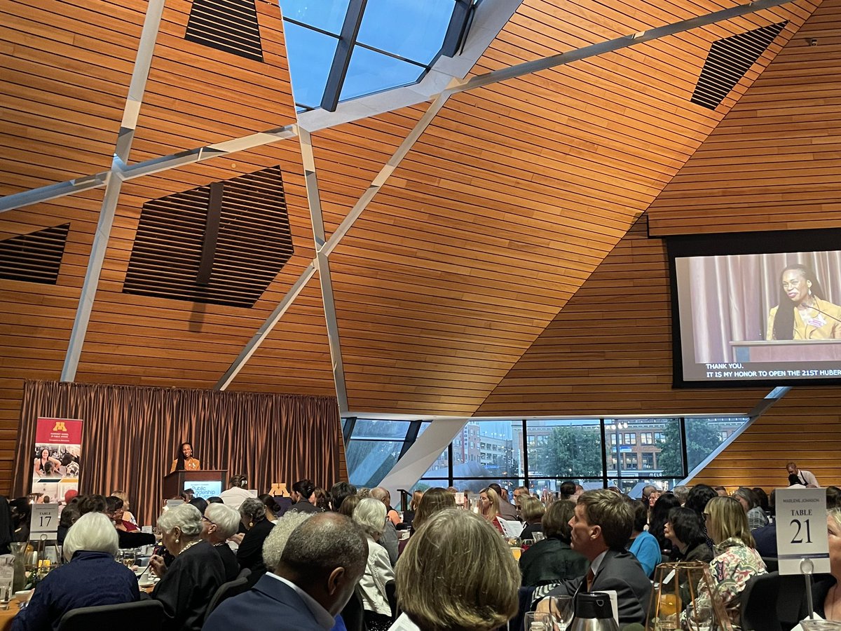 Started this day at <a href="/UMNMorris/">University of Minnesota Morris</a> for a spiritual Healing Ceremony in the company of students and ended today at the <a href="/HHHSchool/">Humphrey School</a>’s Public Leadership Awards. I am #UMNProud!