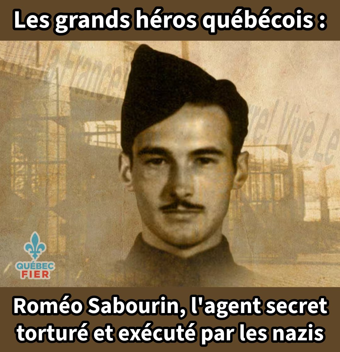 ⚜️ROMÉO SABOURIN : LE HÉROS QUÉBÉCOIS PENDU PAR LE TROISIÈME REICH⚜️

Roméo Sabourin était un jeune Montréalais comme tant d’autres. Né dans une famille modeste, il quitte l’école à 13 ans pour travailler en usine. Pourtant, il choisit de consacrer sa vie à un idéal plus grand