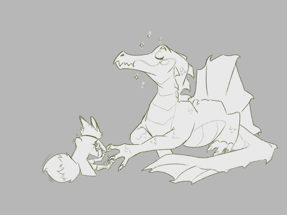 When the ranger got a spinosaurus pet
.
#dnd #dndart #sketch #doodle #humor