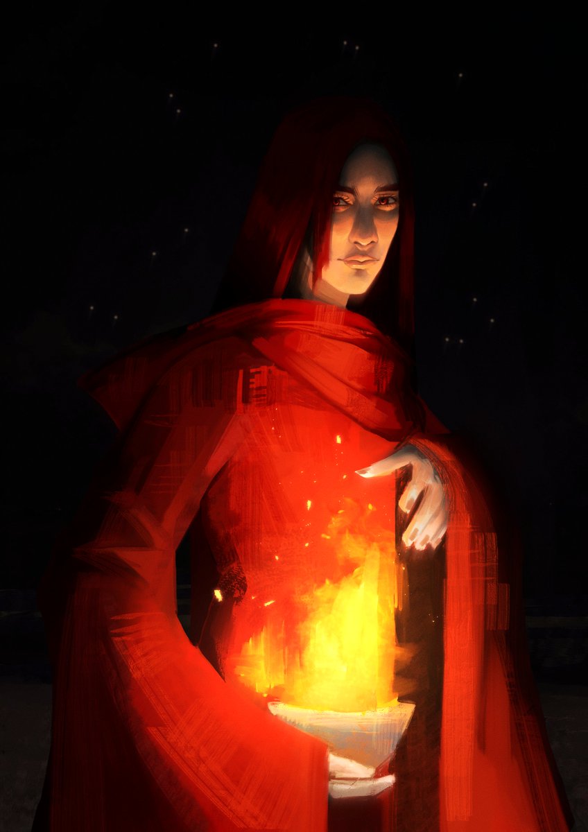 many called her beautiful. she was not beautiful. she was red, and terrible, and red.

#asoiaf