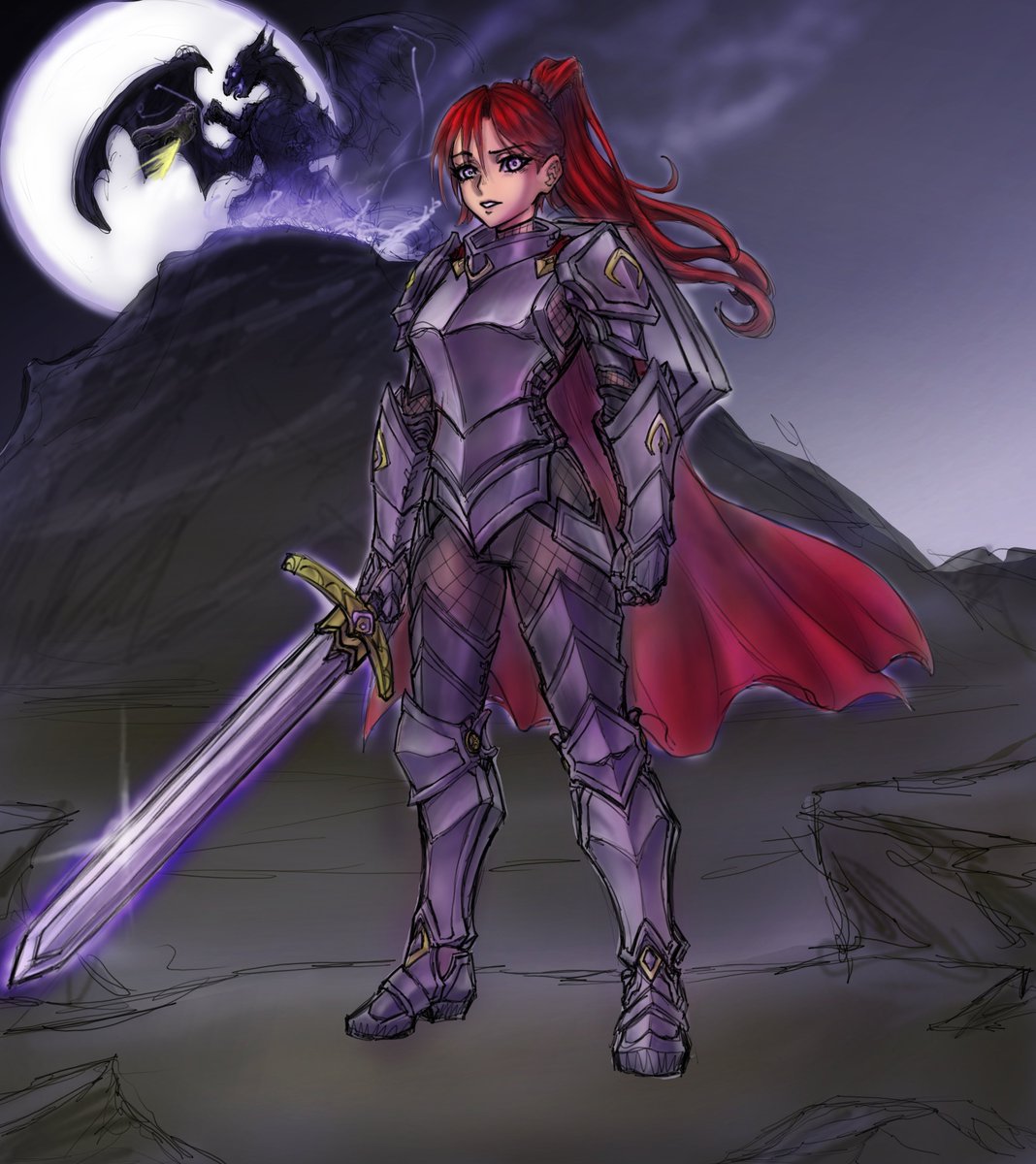 Finished today concept redesign for character from the one of the first wars in AQ a battle against darkness dragon Drakath, wanted to finish her for long: Mooncalled of the guardians order!
<a href="/ArtixKrieger/">[🔴] Artix Krieger</a> <a href="/AEArtStation/">AQW ArtStation</a> <a href="/AQ_Team/">AdventureQuest</a> #Artix #Adventurequest