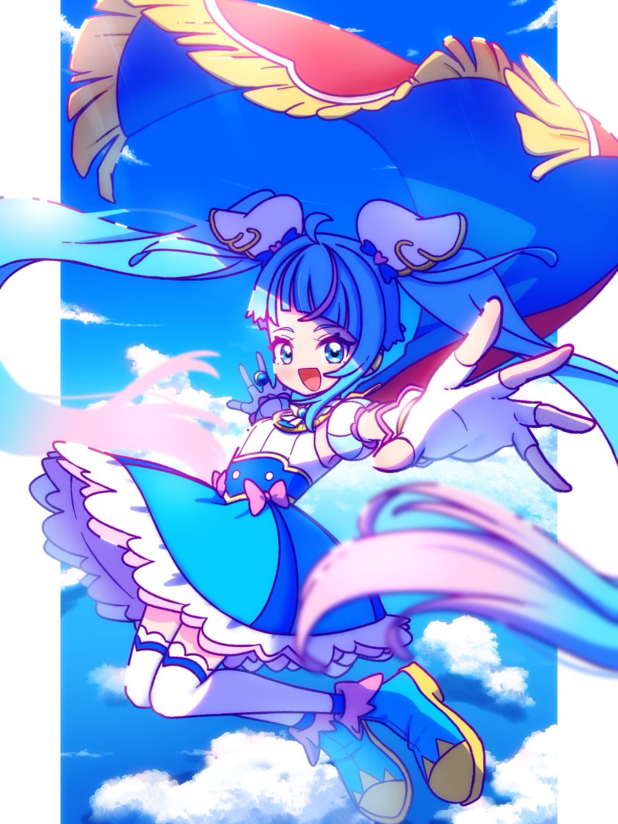 プリキュア 中国缶バッジ キュアスカイ プリキュア バースデー 缶