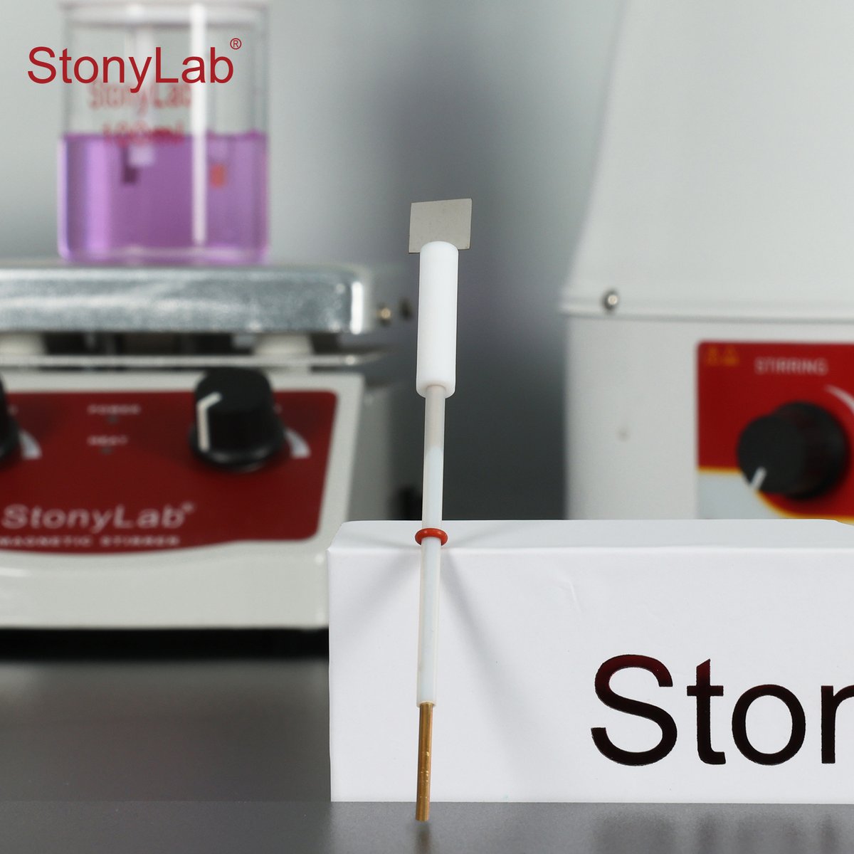 StonyLabChem's tweet image. StonyLab ⚡ Platinum Sheet Electrode (99.99% Purity) 🔬

💎 High Purity: 10×10×0.1mm platinum sheet, SGS certified &amp;amp; GDMS tested
🔩 Reliable Build: PTFE tube, coated cover, copper rod &amp;amp; sealing ring
⚡ Versatile Use: Anode, cathode, or auxiliary electrode; fits StonyLab tubular…
