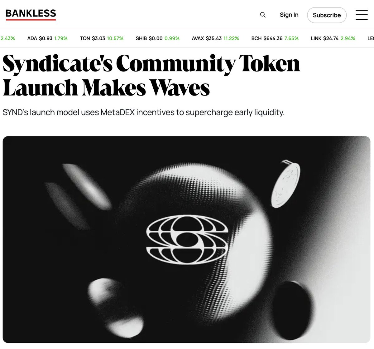 Today in @BanklessHQ by @JackInabinet: 