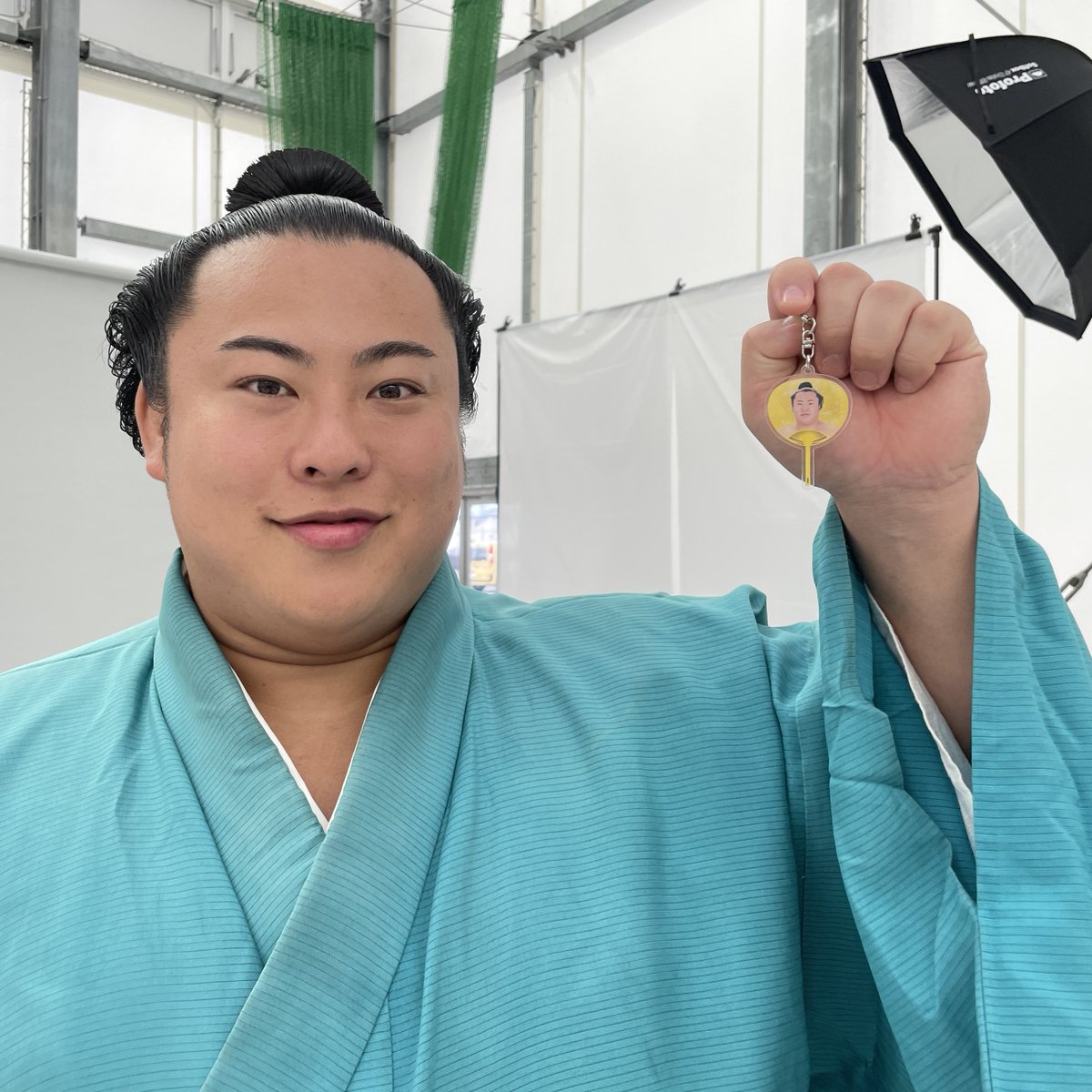 大相撲　うちわキーホルダー ✨大相撲ガチャ✨／ 新商品 「応援うちわキーホルダー」 親方売店で