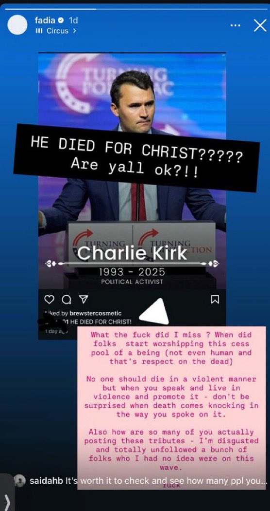 MostlyPeaceful's tweet photo. I am hearing that @netflix is trying to burry this and let it blow over without firing this senior executive. 

She openly mocked Charlie Kirk’s murder and Christian faith saying “HE DIED FOR CHRIST? Are y’all okay?”

You guys know what to do. @libsoftiktok https://t.co/V6wbhRDtMe