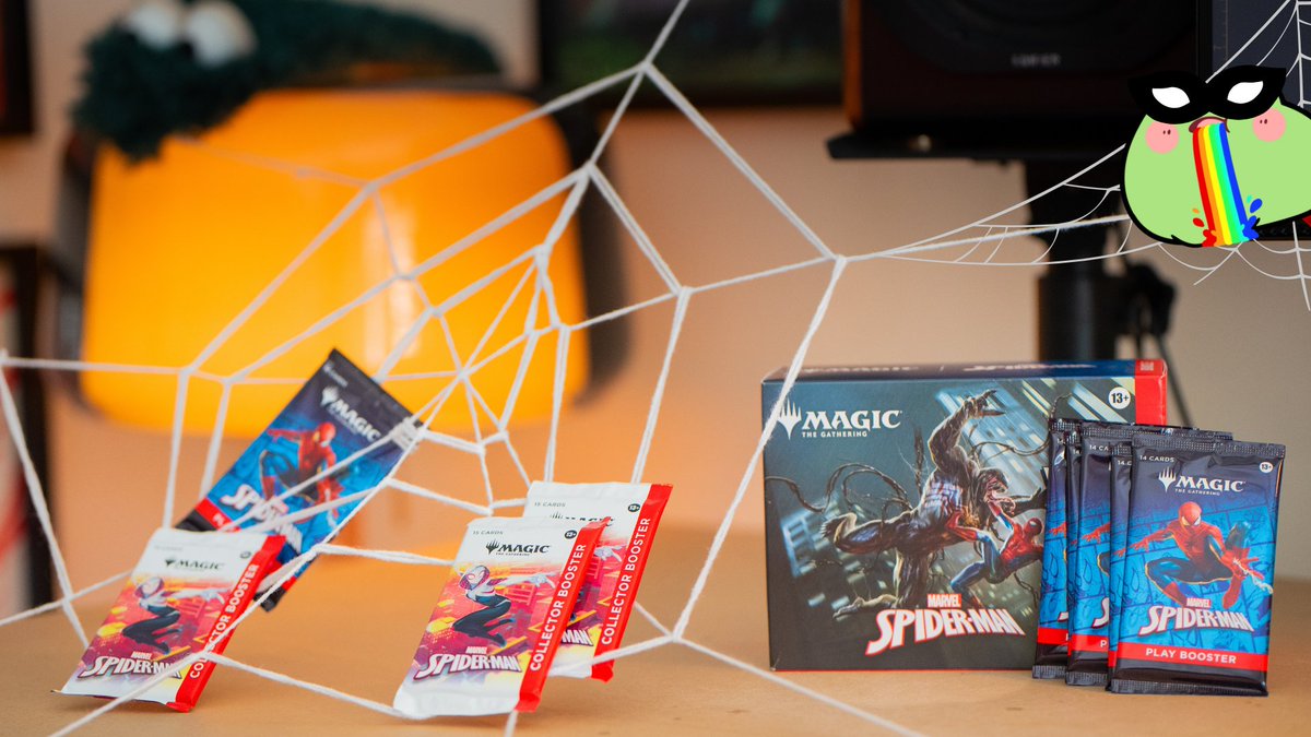 Based Deck Department (@baseddeckdept) on Twitter photo Thank you to friendly neighborhood <a href="/wizards_magic/">Magic: The Gathering</a> for swinging by and leaving me this gift. Very excited to see some of the cool comic card treatments, and to get down to a pre-release this weekend. Webbing needs some work tho... #gifted #MTGxSpiderMan #MTGxMarvel Thank you to friendly neighborhood <a href="/wizards_magic/">Magic: The Gathering</a> for swinging by and leaving me this gift. Very excited to see some of the cool comic card treatments, and to get down to a pre-release this weekend. Webbing needs some work tho... #gifted #MTGxSpiderMan #MTGxMarvel