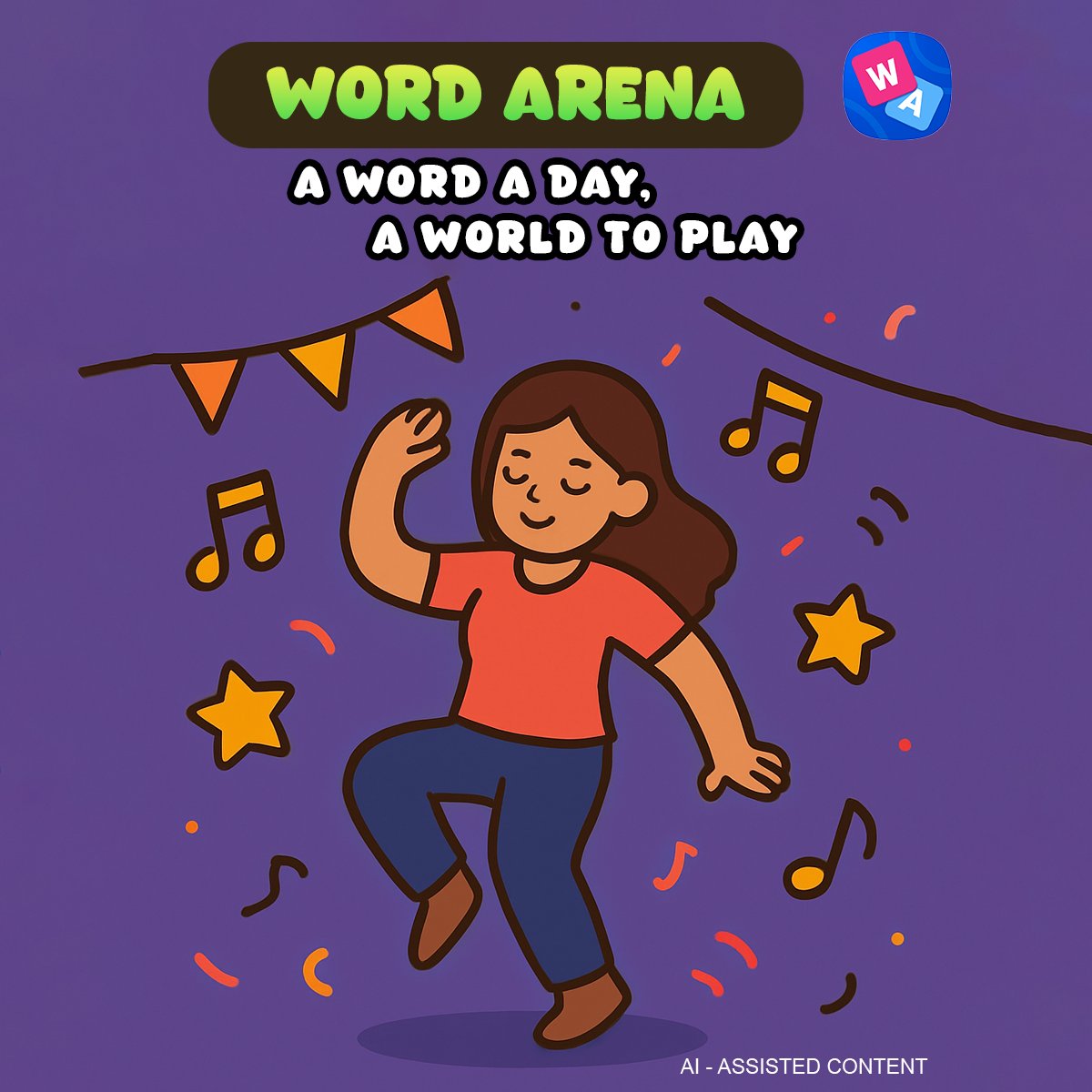 Word_Arenaa's tweet image. 🎶 With music in the air, feet move and bodies sway in joy.
Can you guess this five-letter word of rhythm?

#WordArena #DailyChallenge #WordGame 🕺✨