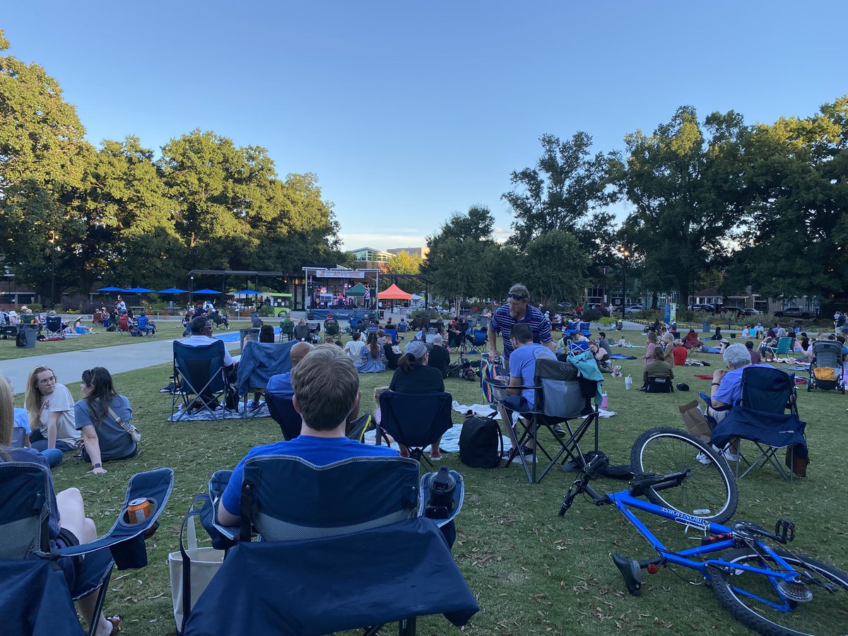 Great crowd <a href="/DowntownRaleigh/">Downtown Raleigh Alliance</a> Jazz in the Square tonight!