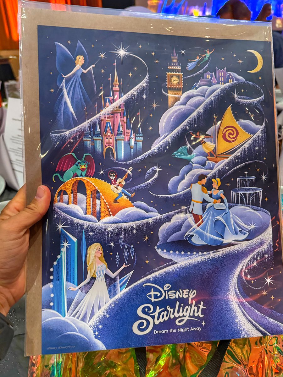 SteveSievers's tweet image. Early Today I got to cover the Disney Update I-Drive Chamber Meeting at the Disney Contemporary Resort. Thank you Disney for the sweet swag bag, I love the Starlight poster and slow simmered beef was amazing.They gave a presentation that made me feel like I was at the D23 Expo.