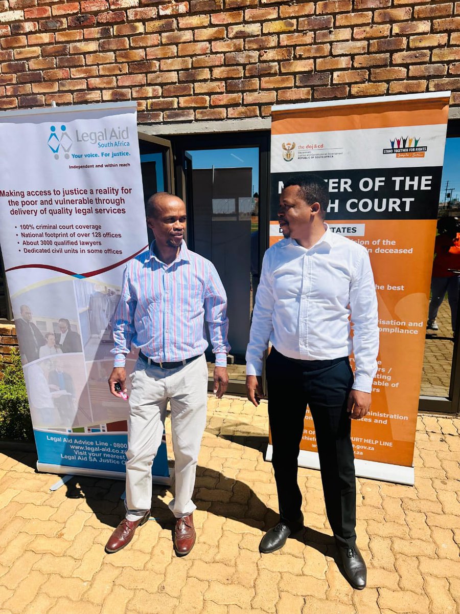 LegalAidSA1's tweet photo. Staff from our Rustenburg office joined hands with staff from the Office of the Master at Koster. Community members had their wills drafted, ensuring that their future wishes were secured. #willweek #willsweek2025 https://t.co/oNJsZlltvb