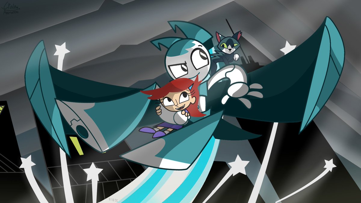 CraineAnimation's tweet image. The MLaaTR Rebooted &quot;Activation Day&quot; trio! #mlaatr #mylifeasateenagerobot #MLaaTRRebooted #art