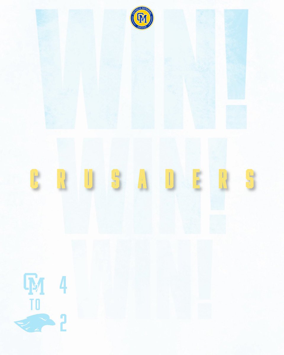 Your Crusaders Win! Our Lady of Victory, Pray for Us!