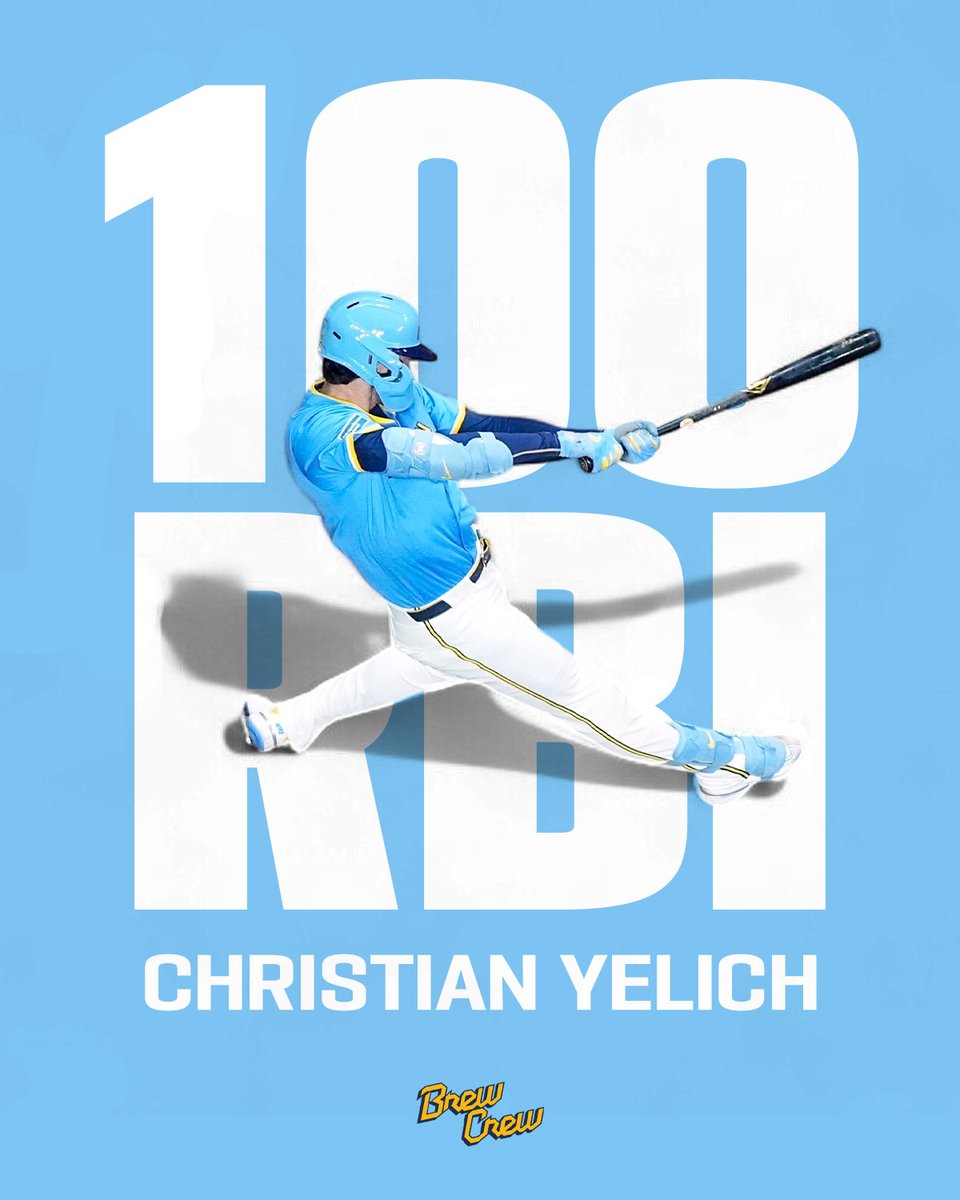Back in the 💯 club baby 

<a href="/ChristianYelich/">Christian Yelich</a>
