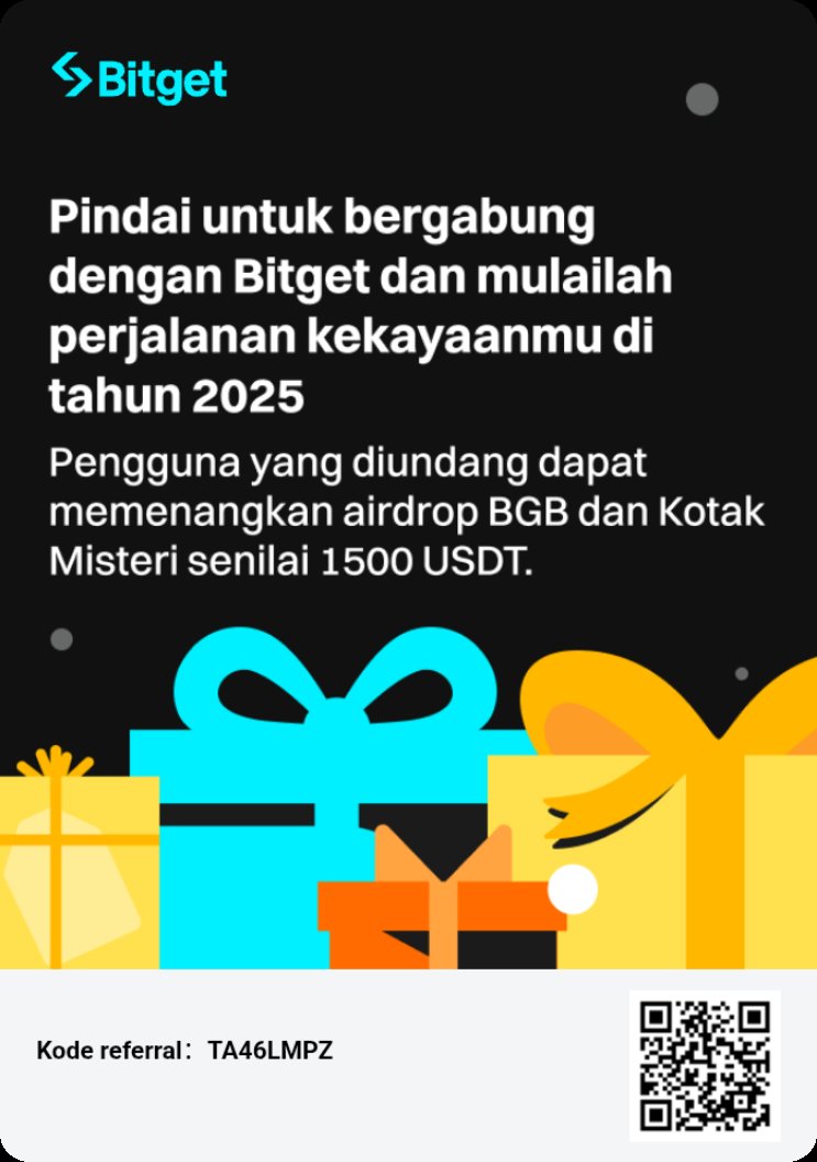 dolfi_hans's tweet photo. Mari selesaikan tugas referral sehingga masing-masih bisa mendapatkan airdrop BTC senilai $30 dan Kotak Misteri senilai hingga 1500 USDT!
https://t.co/AkBxaf6BqZ https://t.co/sbodmENfbf