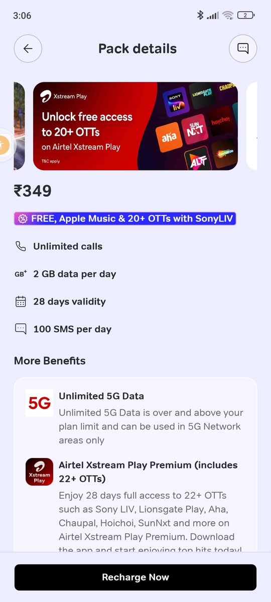 VijayReddy2210's tweet image. @Airtel_Presence, @airtelindia got a recharge alert despite having an active plan! Services are also disrupted, can&apos;t make calls. Why stop services unnecessarily? Resolve ASAP! #Airtel #ServiceIssue #ActivePlan