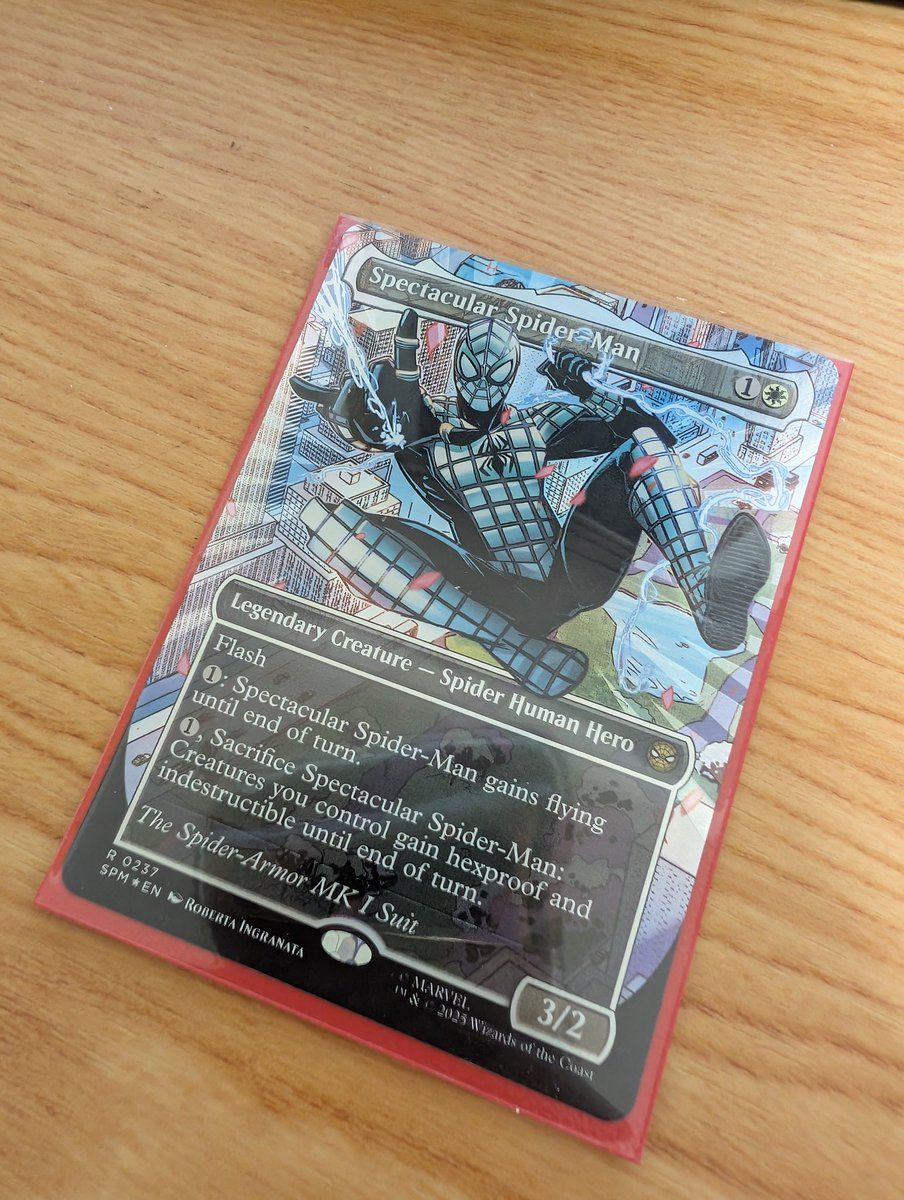 スペキュタクラー・スパイダーマンのテクスチャーフォイルで合ってる……？
晴れる屋販売20万マジか