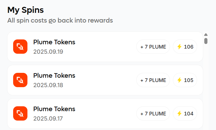 hdnakum's tweet photo. 🎯 Hattrick secured. $Plume conquered.

Three spins. Three wins. No cap.
@plumenetwork  thought they could test my luck -turns out, I am the algorithm.

🌀 Daily Spin? More like Daily Win.

#SpinToWin #PlumePower #HattrickHero #CryptoFlex #LuckIsALifestyle #DeFiDrip #LeaderboardLegend #PlumeNetwork #AlphaUnlocked #RNGWhisperer