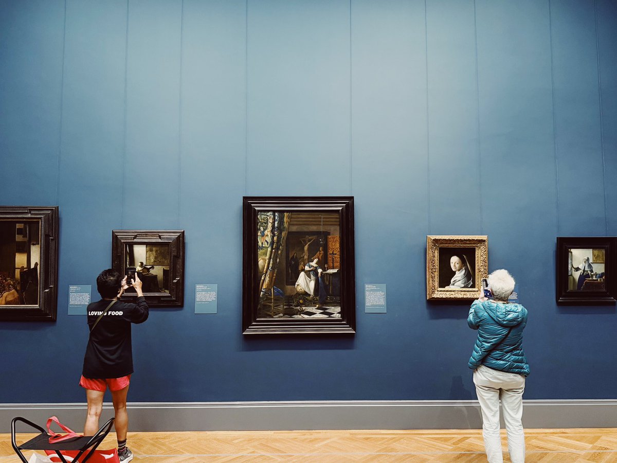 フェルメール前がこんなに空いてるなんて、ラッキ。
メトロポリタン美術館。