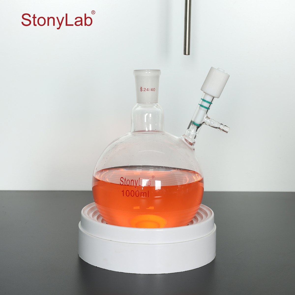 StonyLabChem's tweet image. StonyLab ⚗️ Schlenk Flask – Precision You Can See 🔬

💎 Heavy-wall borosilicate glass for strength &amp;amp; durability
✨ Hand-blown design for accuracy &amp;amp; performance
⚡ 24/40 joint with 0–4 mm valve – ready for demanding lab work

Reliable, reusable, and crafted for serious science.…