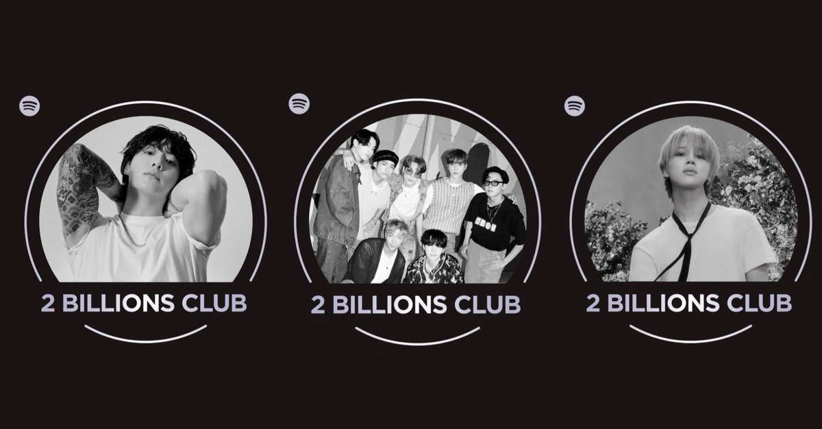 BTS is the only K-Pop group to have multiple members have a song reach 2 BILLION streams on spotify, while also having a group song reach 2 BILLION as well.