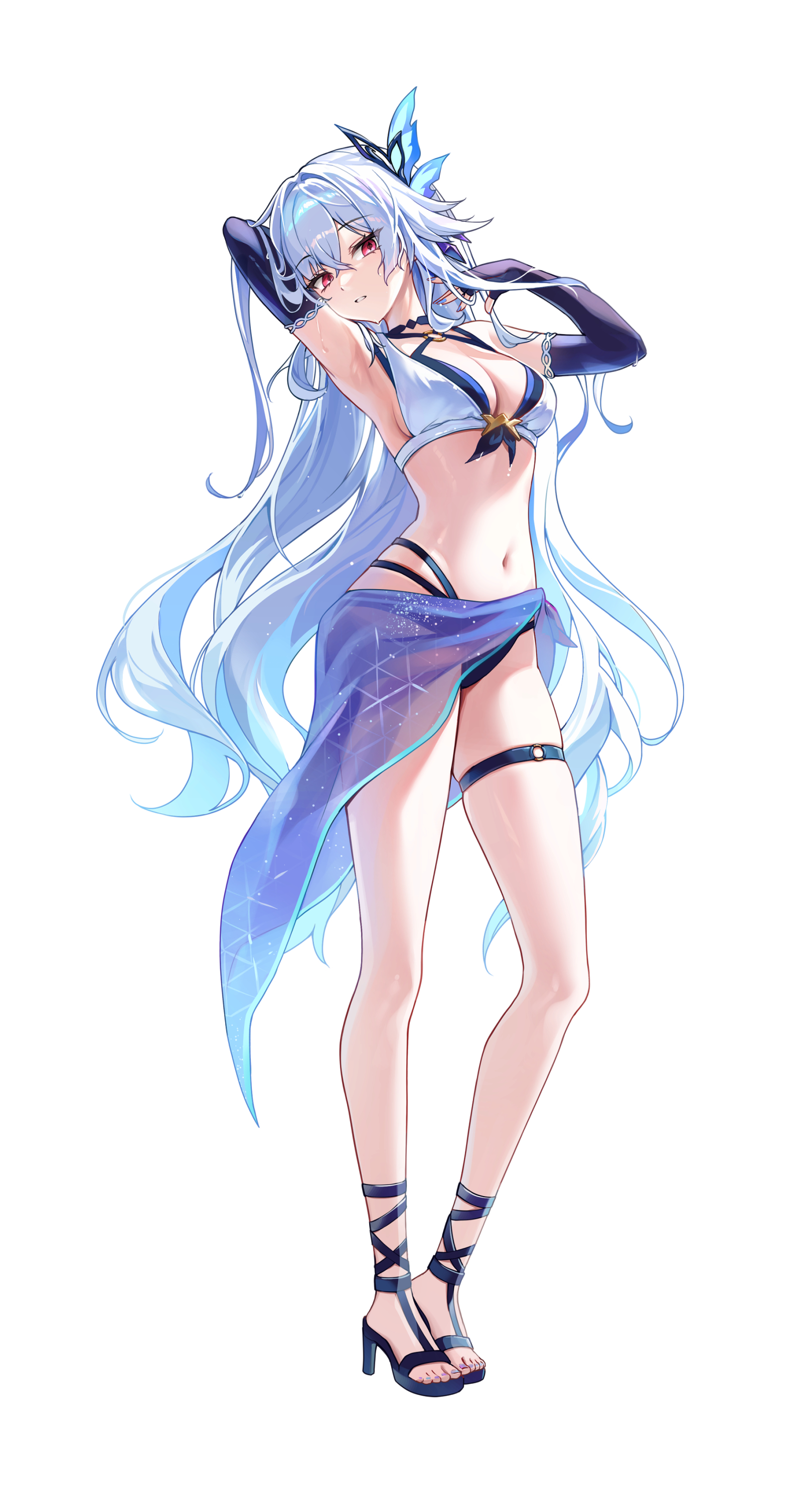 アニメスタイル 女性人物画 水着 𝓡𝓲𝔁𝓲 🌺 (@Rixi0303): 