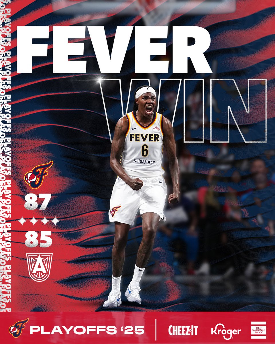 IndianaFever's tweet image. ROUND WON.

#FeverWin