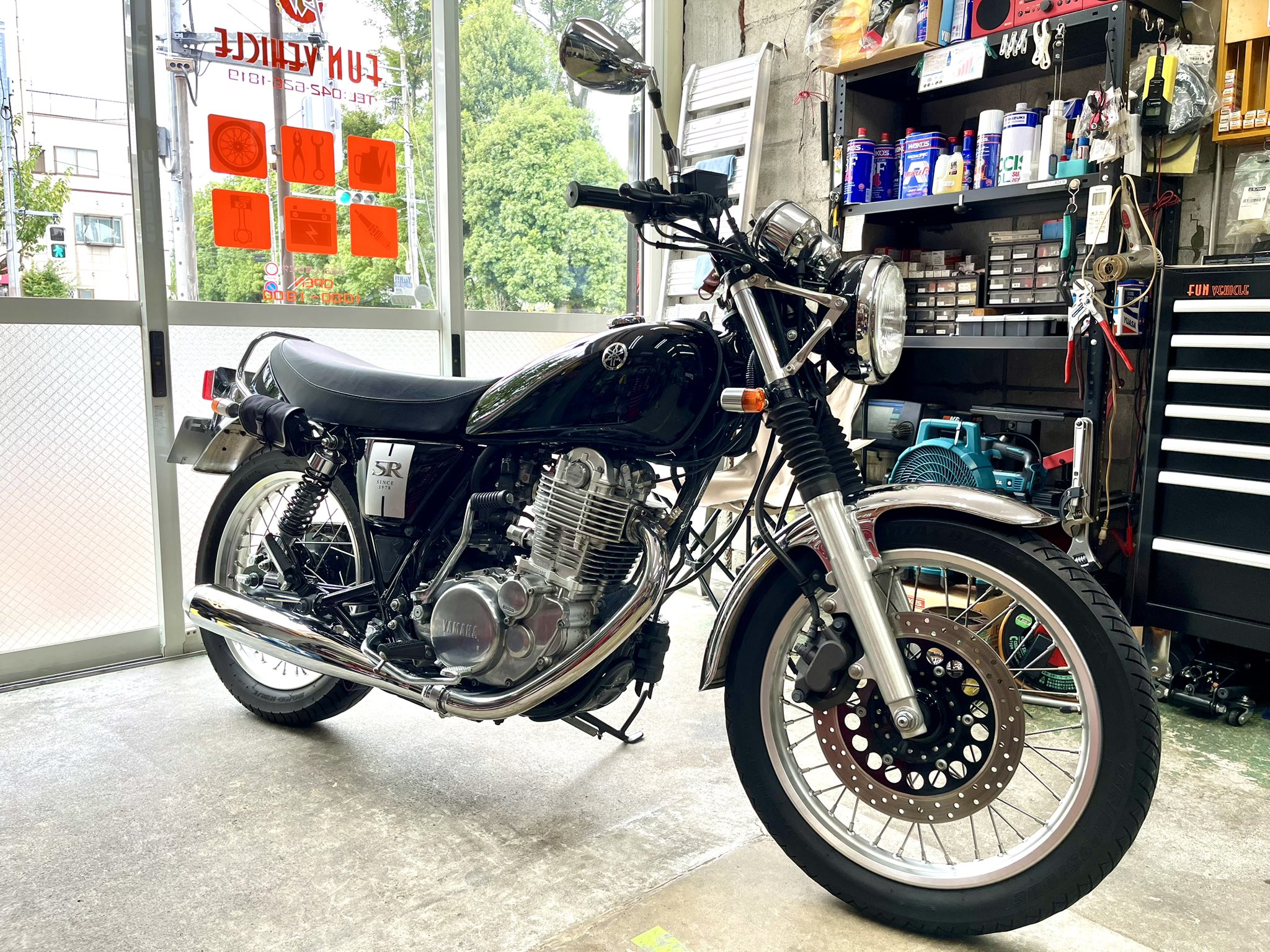 PRUNUS メガホンマフラー SR400【ジャンク品扱い】 Amazon | ヤマハ発動機(Yamaha) PRUNUS SR400 メガホンマフラー