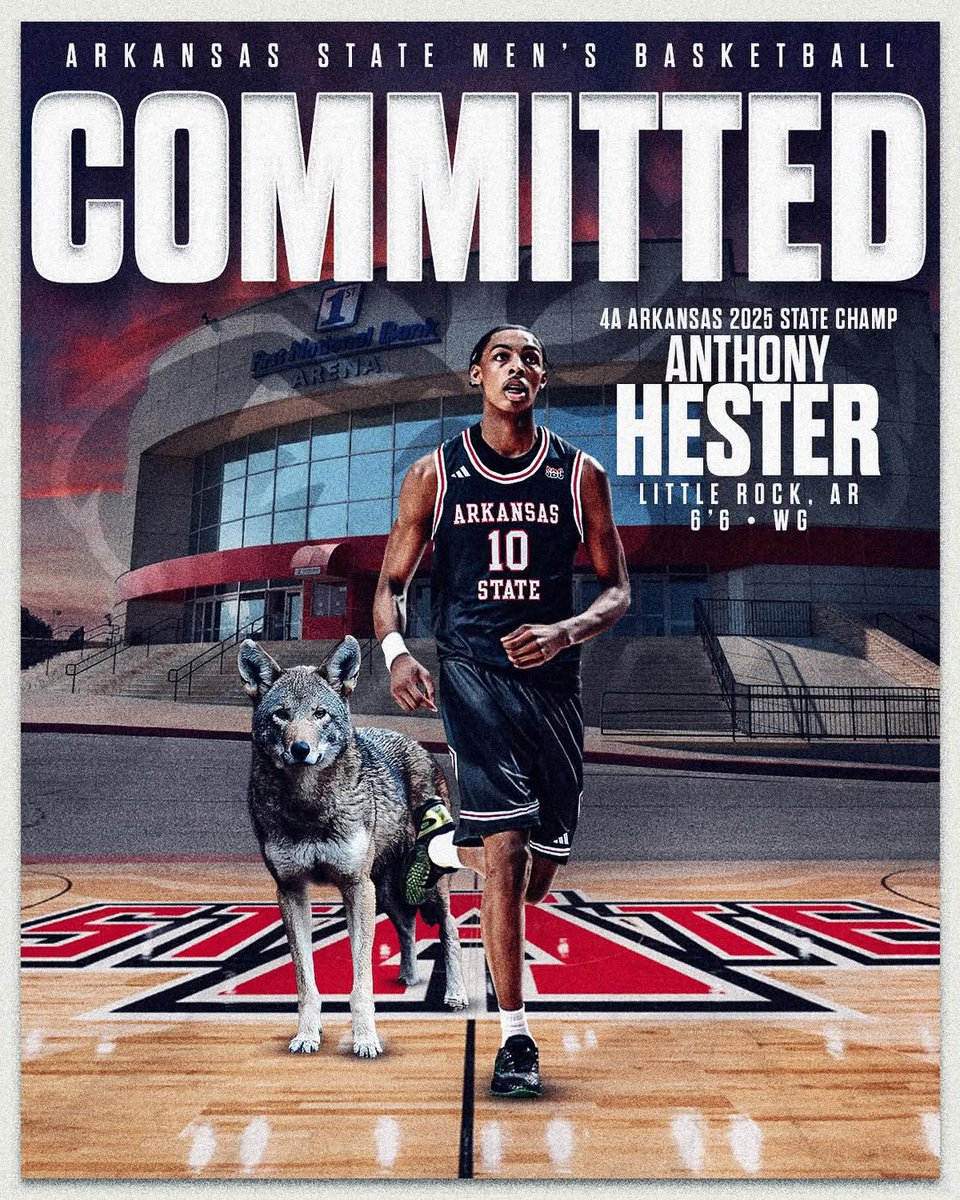 2026 Anthony Hester Is Staying Home! 

Congratulations to the high motor athlete who continues to make massive strides in his game! 📈

The Arkansas State Red Wolves See The Vision! 🐺 Howl Yeah <a href="/Anthester223/">Anthony Hester</a> #WolvesUp
