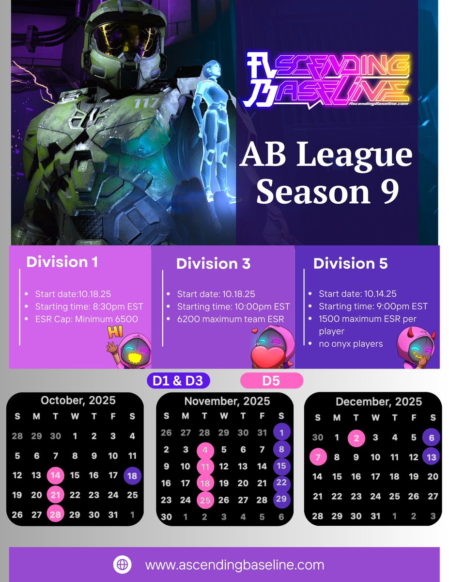 Ready to compete? Leagues for all skills, free to sign up, streamed and casted! 

#halo #infinite #league