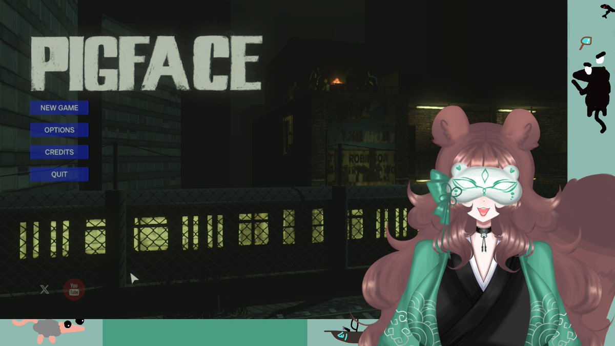 Cookiethiefem's tweet image. Bonus Stream: Time to become the Grindhouse Antag I was born to be in PIGFACE (Thank you, DreadXP for the key!)
#Vtuber #DreadXP #PIGFACE