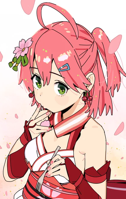 だいぶ前に描いたみこち絵だけどすき