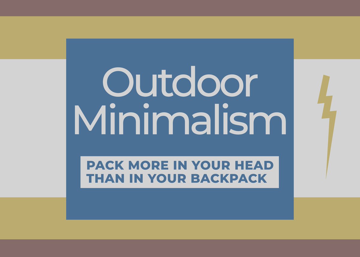 TheHazelStorm's tweet photo. Less gear, more freedom. 🌲 Outdoor minimalism means carrying only the essentials so you can focus on the trail, the view, and the experience—not the weight on your back. 🏞️ #OutdoorMinimalism #HikingLife #HazelStorm https://t.co/wrVR5w93mN