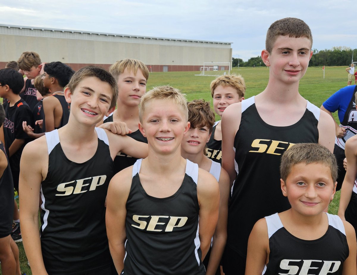 Photos from JH XC at Indianola tonight!  Congrats to our medal winners in 7th Grade race.   Sinnott 5th &amp; Capper 8th