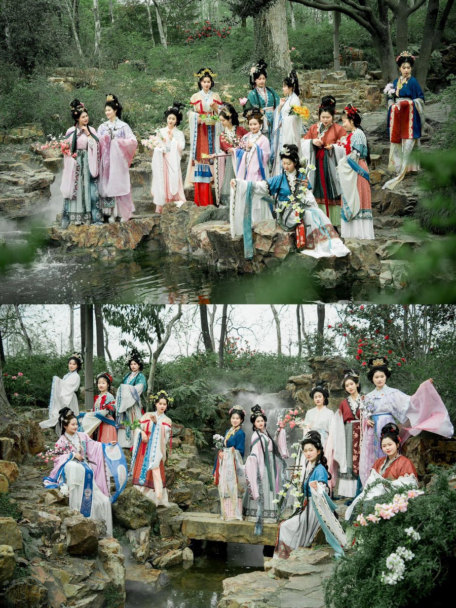 changle549043's tweet photo. 像古���中的神仙群像
画中人，人中画 https://t.co/o6zSWQNJQN
