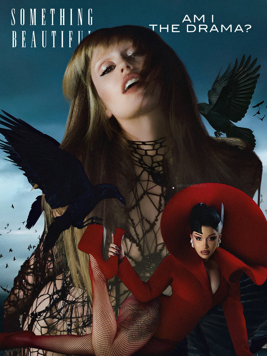 archivemileyc's tweet image. SOMETHING BEAUTIFUL (DELUXE)

AM I THE DRAMA?

TONIGHT