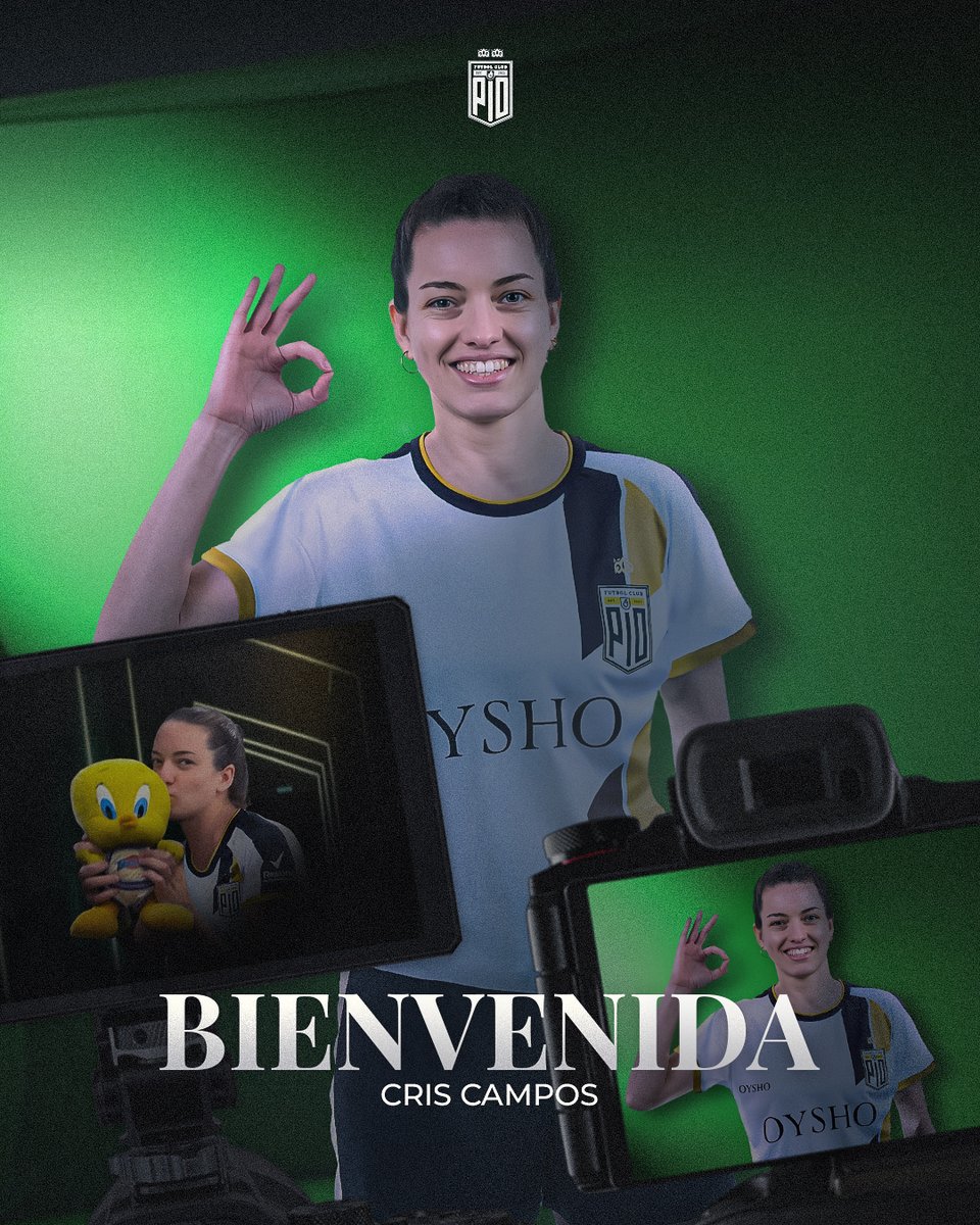 PIOFCFemenil's tweet image. ¡BIENVENIDA AL NIDO, CRIS CAMPOS! 🤩

#PPP