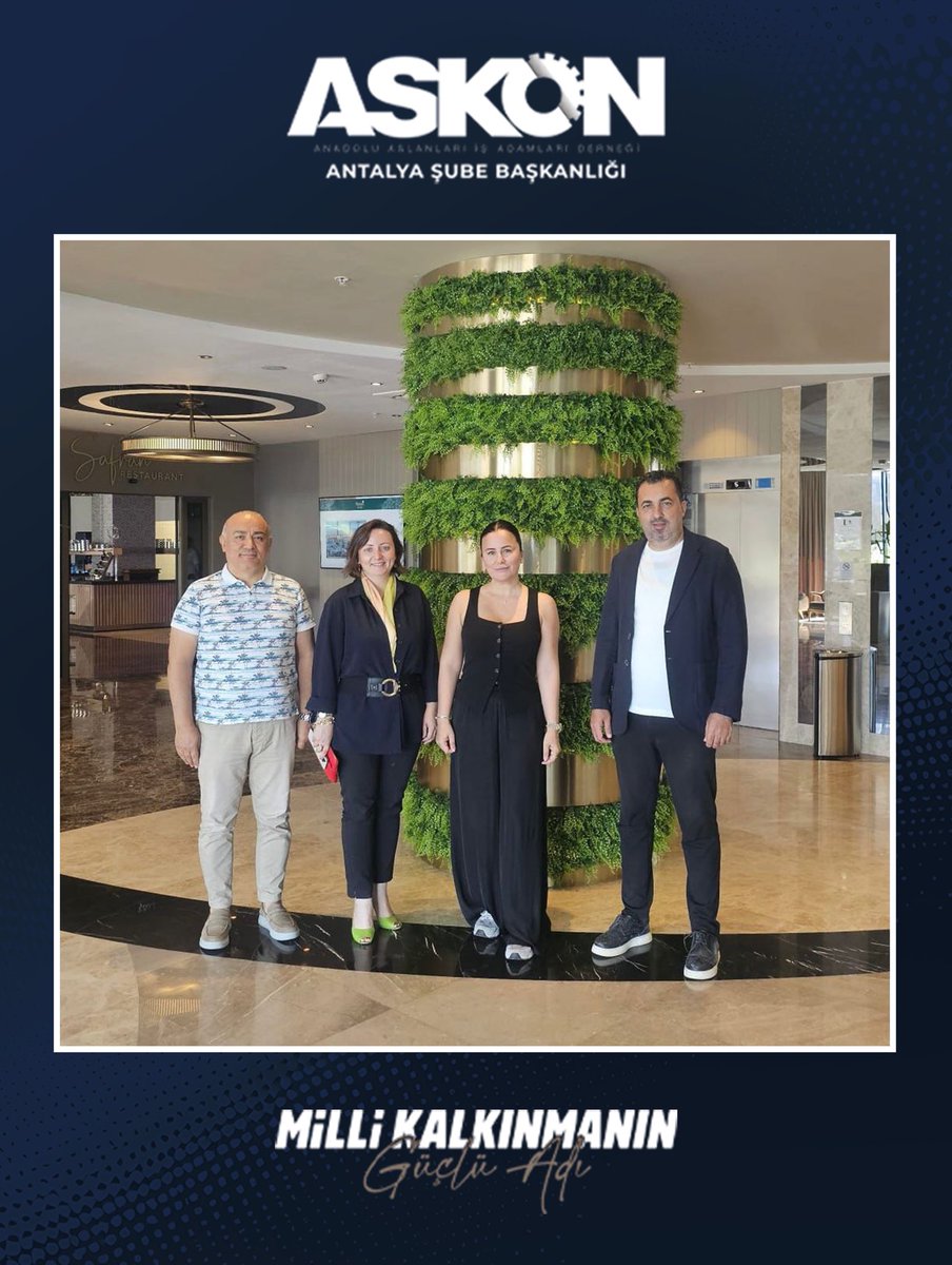 📌 ZİYARET | Renex Hotel

ASKON Antalya Şubesi olarak; Başkan Yardımcımız Sn. Yasin Öztürk.Üye İlişkiler Komisyonu Başkanımız Sn. Mehmet Siyahkoç ile Yönetim Kurulu Üyesi ve Hizmet Sektörü Başkanımız Sn.Olga Eser, Renex Hotel Sahibi Sn. Özge Akıncı’ya nezaket ziyaretinde bulundu.