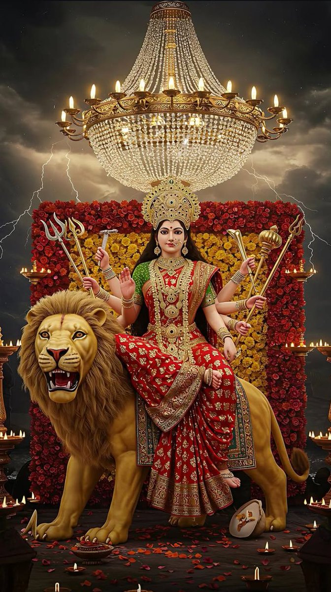 माँ दुर्गा शक्ति का स्वरूप हैं,🪷
जो अन्याय का अंत कर धर्म की रक्षा करती हैं🌼
उनकी दस भुजाएँ हमें यह संदेश देती हैं कि,
जब मन, विश्वास और साहस एक हो जाते हैं🌷
तो असंभव भी संभव हो जाता है।
सच्ची भक्ति वही है,🌼
जो इंसान को करुणा, धैर्य और साहस से भर दे।
🌺🌸🌼जय माता दी 🙏🙏🌼🌺