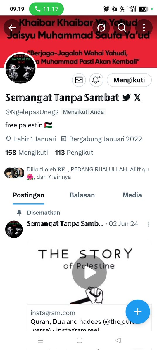 Silahkan follow akun ini 
👉 <a href="/NgelepasUneg2/">𝕊𝕖𝕞𝕒𝕟𝕘𝕒𝕥 𝕋𝕒𝕟𝕡𝕒 𝕊𝕒𝕞𝕓𝕒𝕥  𝕏</a> 
Bantu RT ya gaes 
Thanks 🤝😇