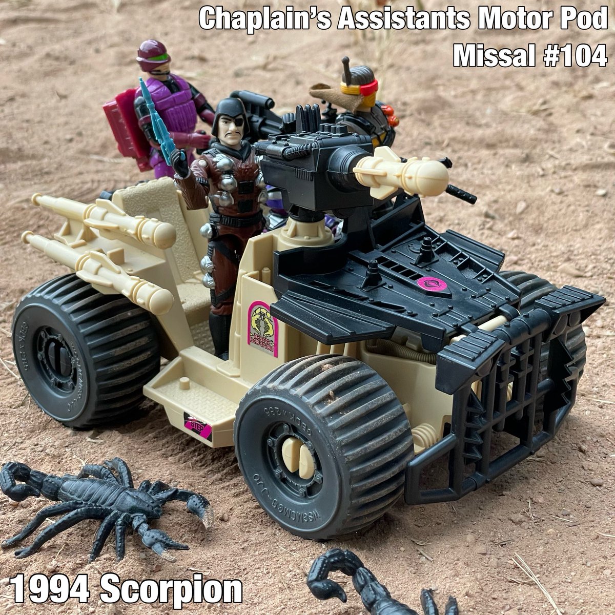 ChaplainJoePod's tweet image. Casey and Gary are rocking out to the latest Missal all about the 1994 Cobra Scorpion! #listenin #gijoepodcast #yojoe #gijoe

open.spotify.com/episode/6iGvT9…