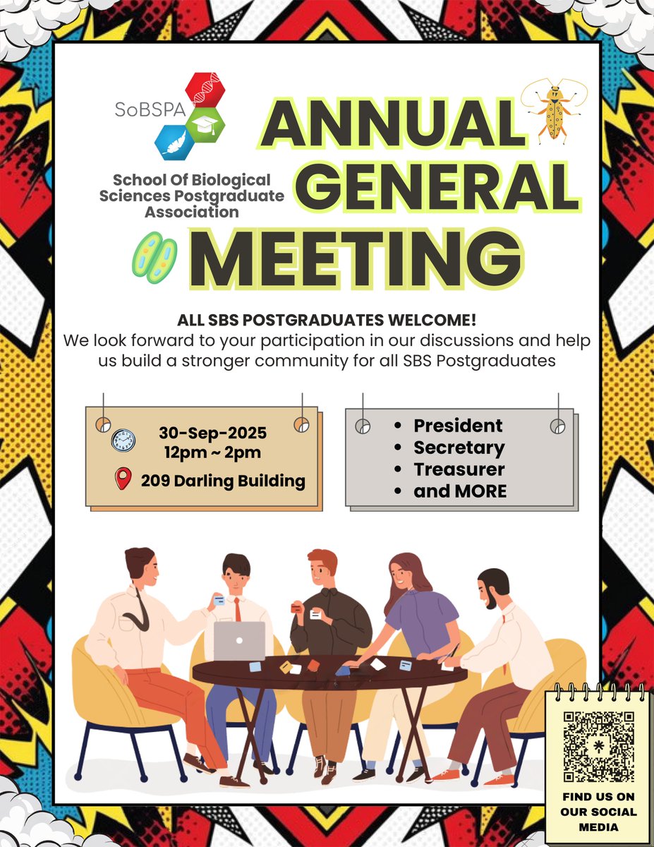 School of Biological Sciences Postgrad Association tweet media