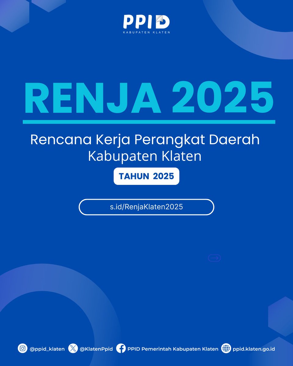 KlatenPpid's tweet photo. Halo #SobatPPID

Anda dapat mengunduh Rencana Kerja Perangkat Daerah Kabupaten Klaten  Tahun  2025 di tautan berikut :

https://t.co/CJNKI3f9iI

#ppidklaten https://t.co/SmJoZTXopn