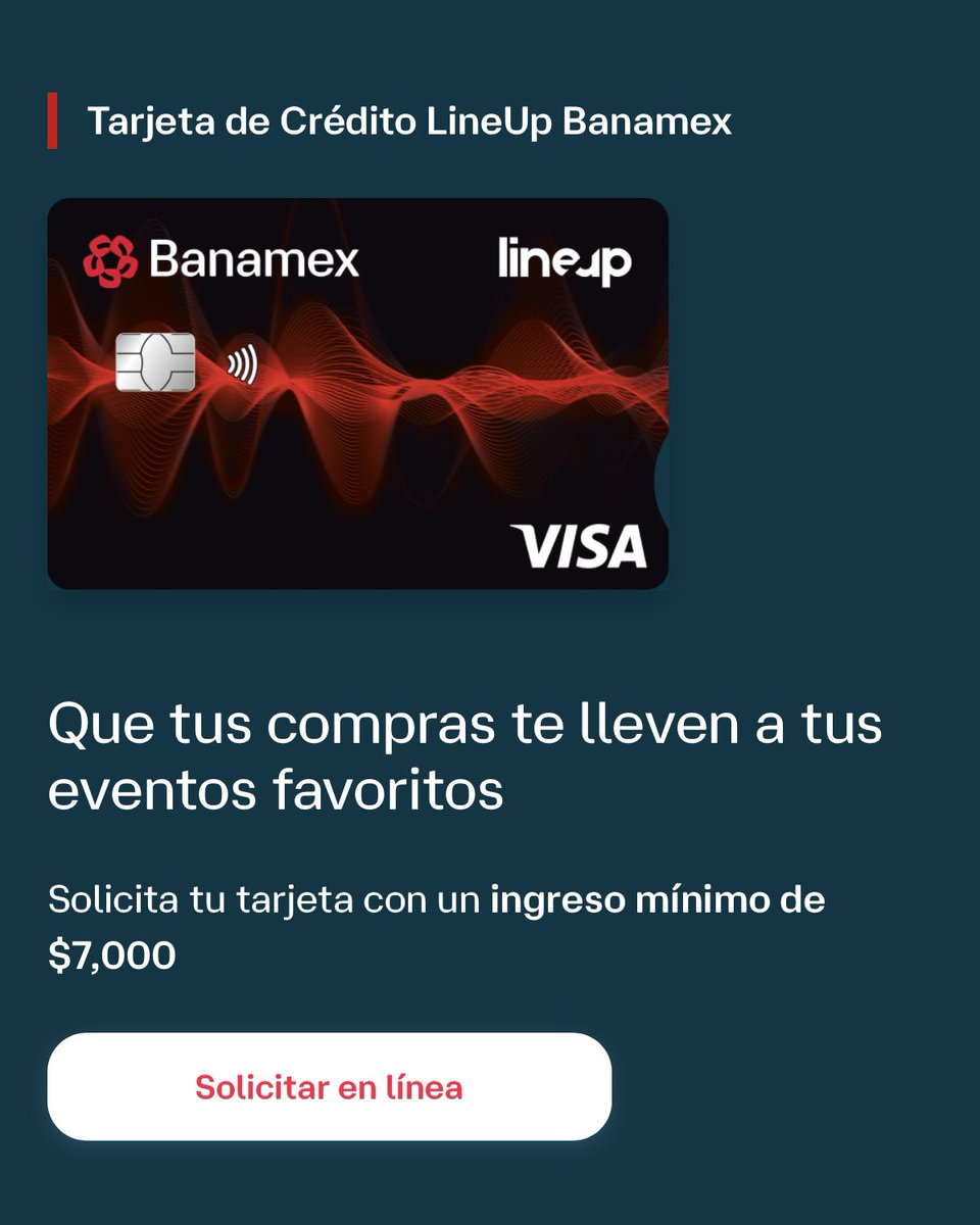 ticketelhamster's tweet image. 🚨BANAMEX lanza oficialmente LINEUP!

Con esta nueva tarjeta tendrás los siguientes privilegios:

🎫2x1 en eventos especiales
￼
🎫Preventas LineUp (Un nuevo tipo de pre-preventa)
￼
🎫Acumula Puntos LineUp
👉🏼Por cada $10 de compra:  Obtén 6 puntos en lineup.com.mx y…