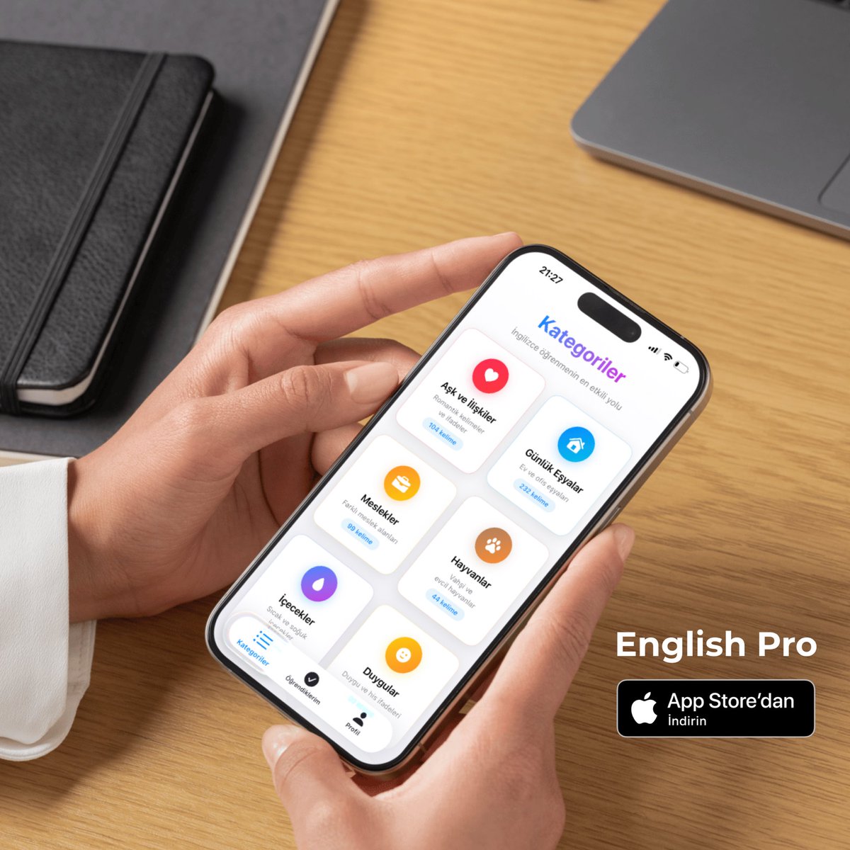 mesutasdev's tweet photo. English Pro Ücretsiz indir!
İngilizce öğrenmek hiç bu kadar kolay olmamıştı.
✔️ Kategoriler
✔️ Örnek cümleler
✔️ Öğrenme istatistikleri
👉 Hemen indir: App Store’da English Pro 🔗 https://t.co/oROe3b81Oi
#EnglishPro #AppStore #LearnEnglish https://t.co/ErMVHlXGvl