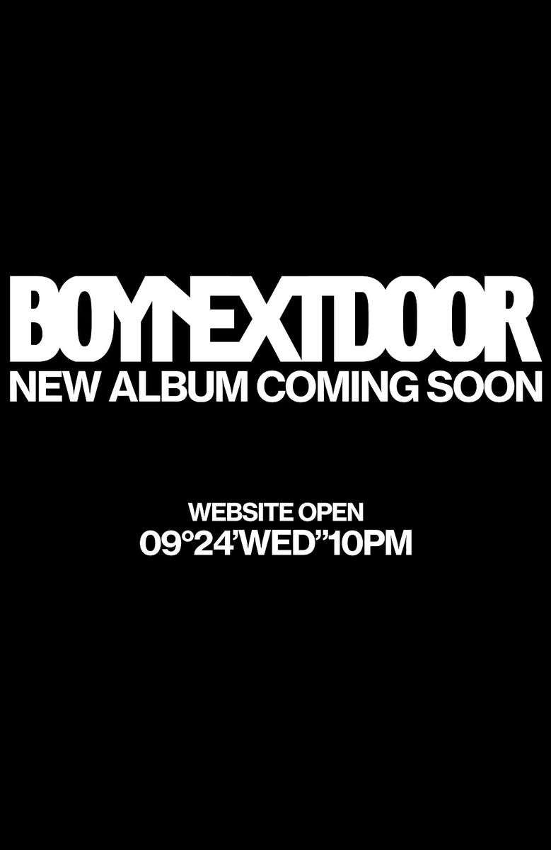 boynextdoortwt's tweet photo. BOYNEXTDOOR NEW ALBUM COMING SOON 

https://t.co/tZWZDhGsoV https://t.co/jJqpxPS2ps